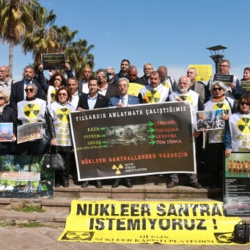 Fukuşima nükleer felaketinin 11. yıldönümünde Adana ve Mersin’de eylemler