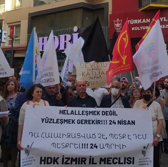 Ermeni Soykırımı’nın Reddine Karşı İzmir’de Eylem